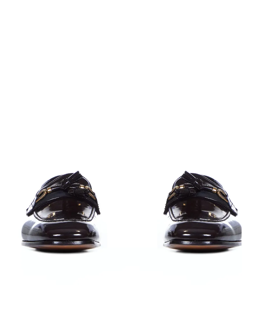 Tassel Detailed Square-Toe Loafers