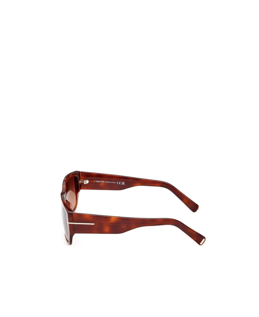Logo Rectangular Frame Sunglasses