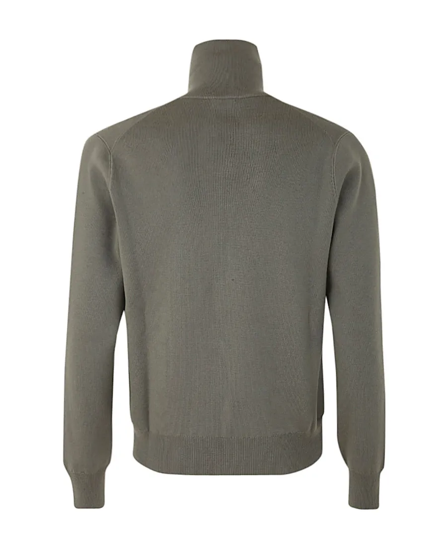 Half-Zip Knitted Jumper