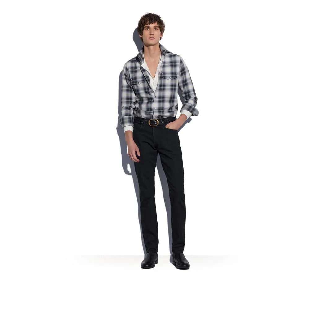 Checked Long-Sleeve Shirt