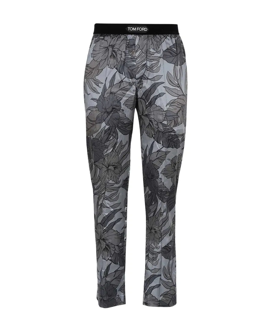 Logo Printed Pajama Pants