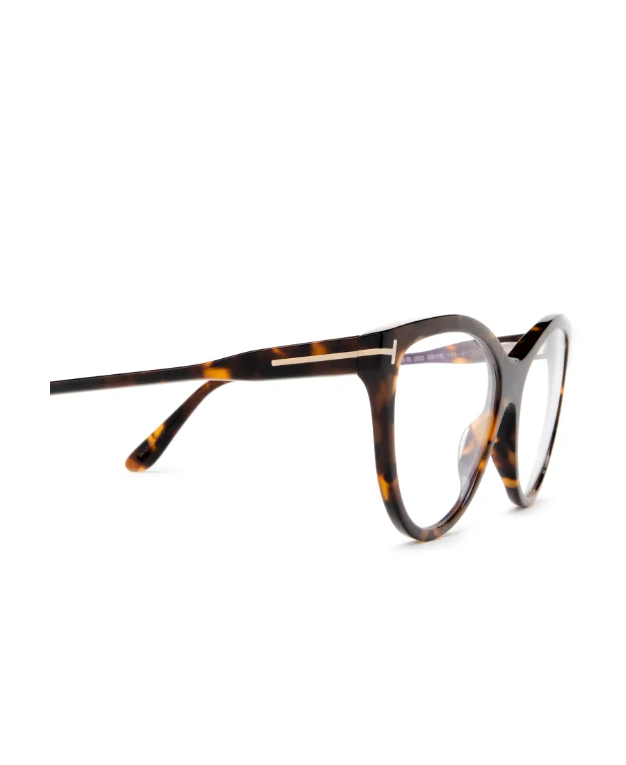 Tortoiseshell Round Frame Flat Lens