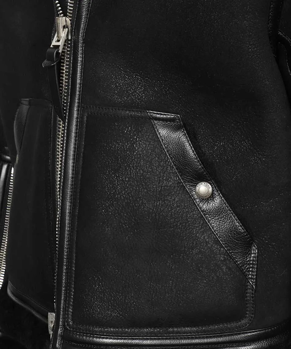 Hooded Leather Jacket