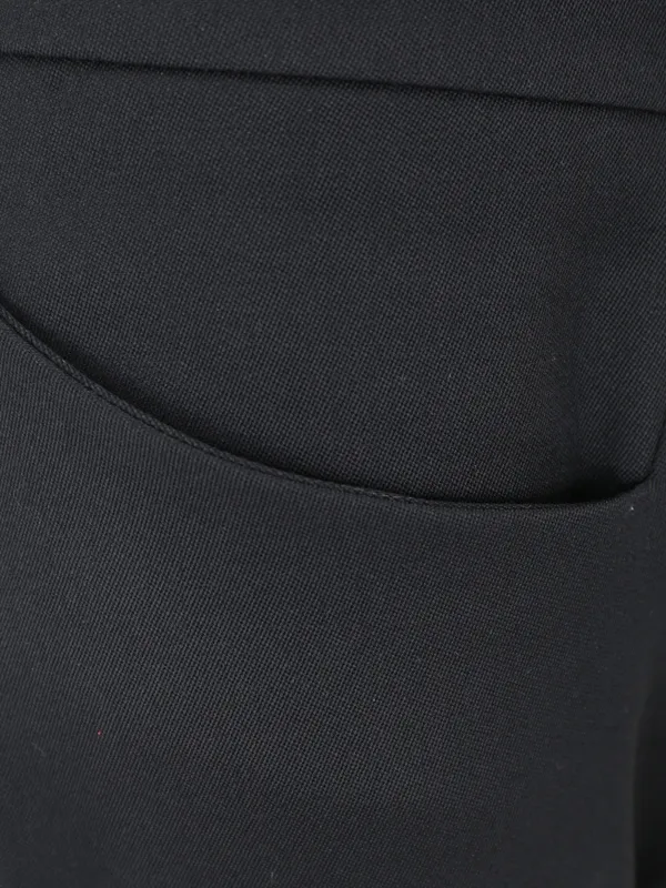 High-Waist Flared-Leg Trousers