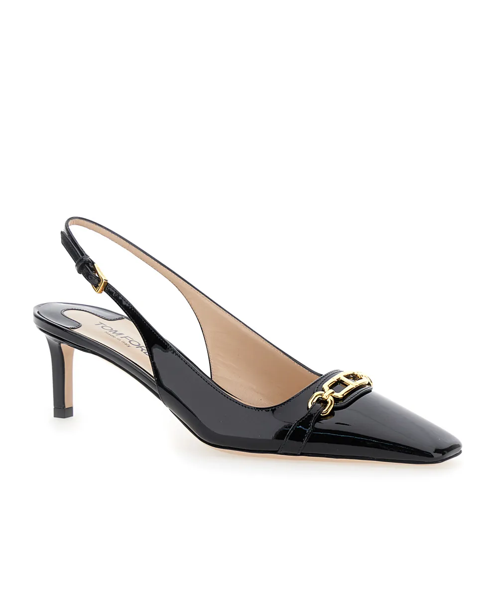 Pointed-Toe Slingback Pumps