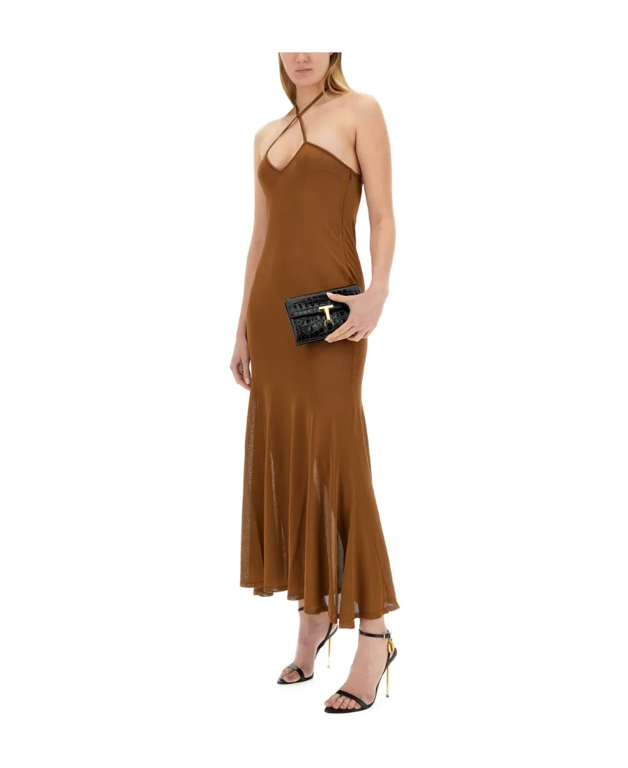 Sleeveless Open Back Maxi Dress