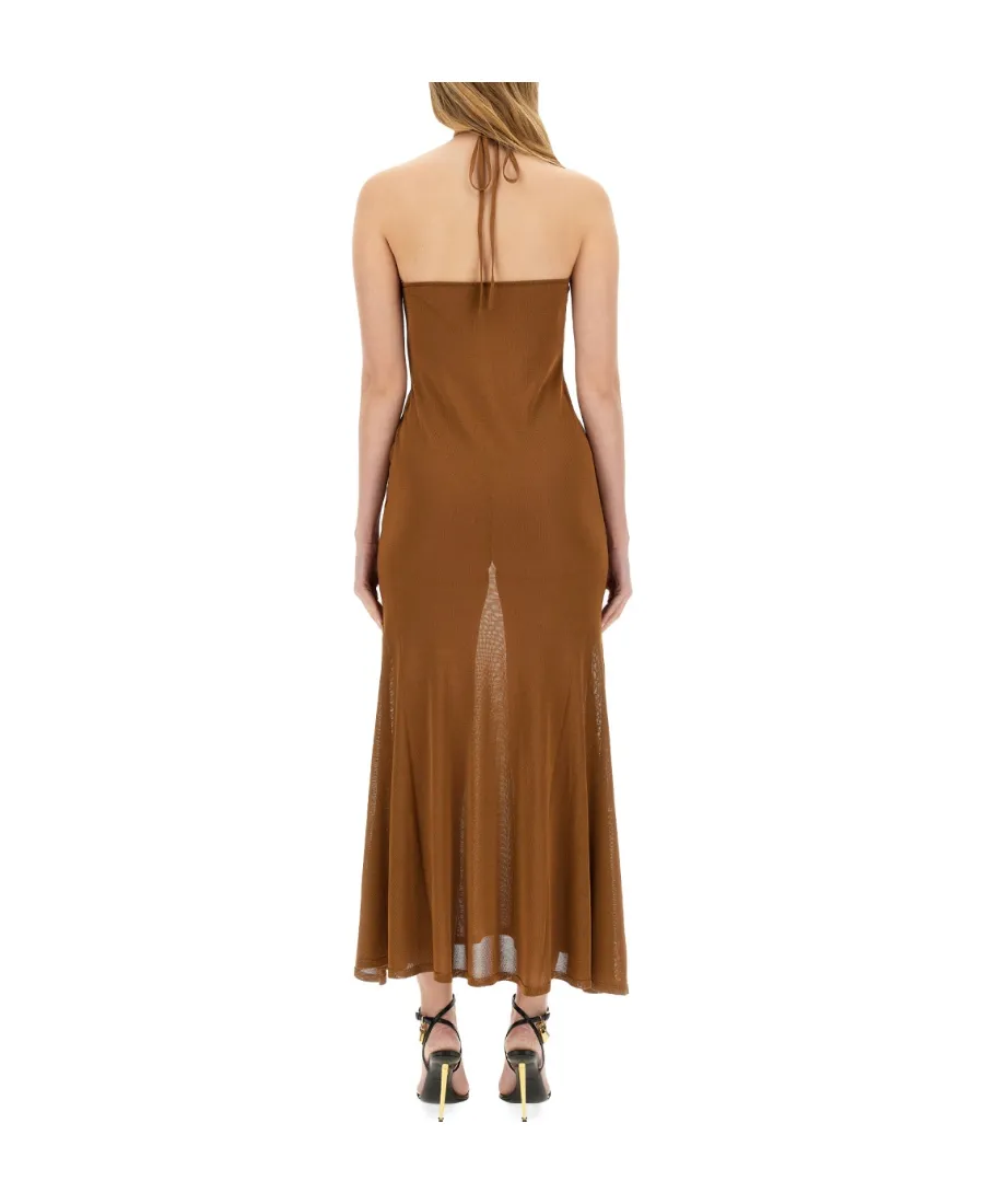Sleeveless Open Back Maxi Dress