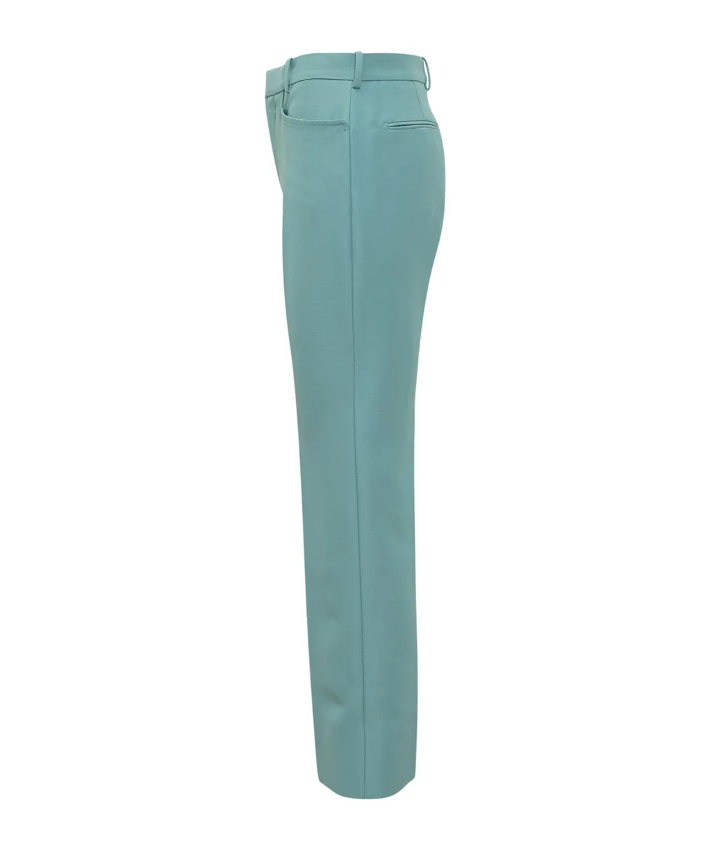 High-Waisted Tailored Trousers