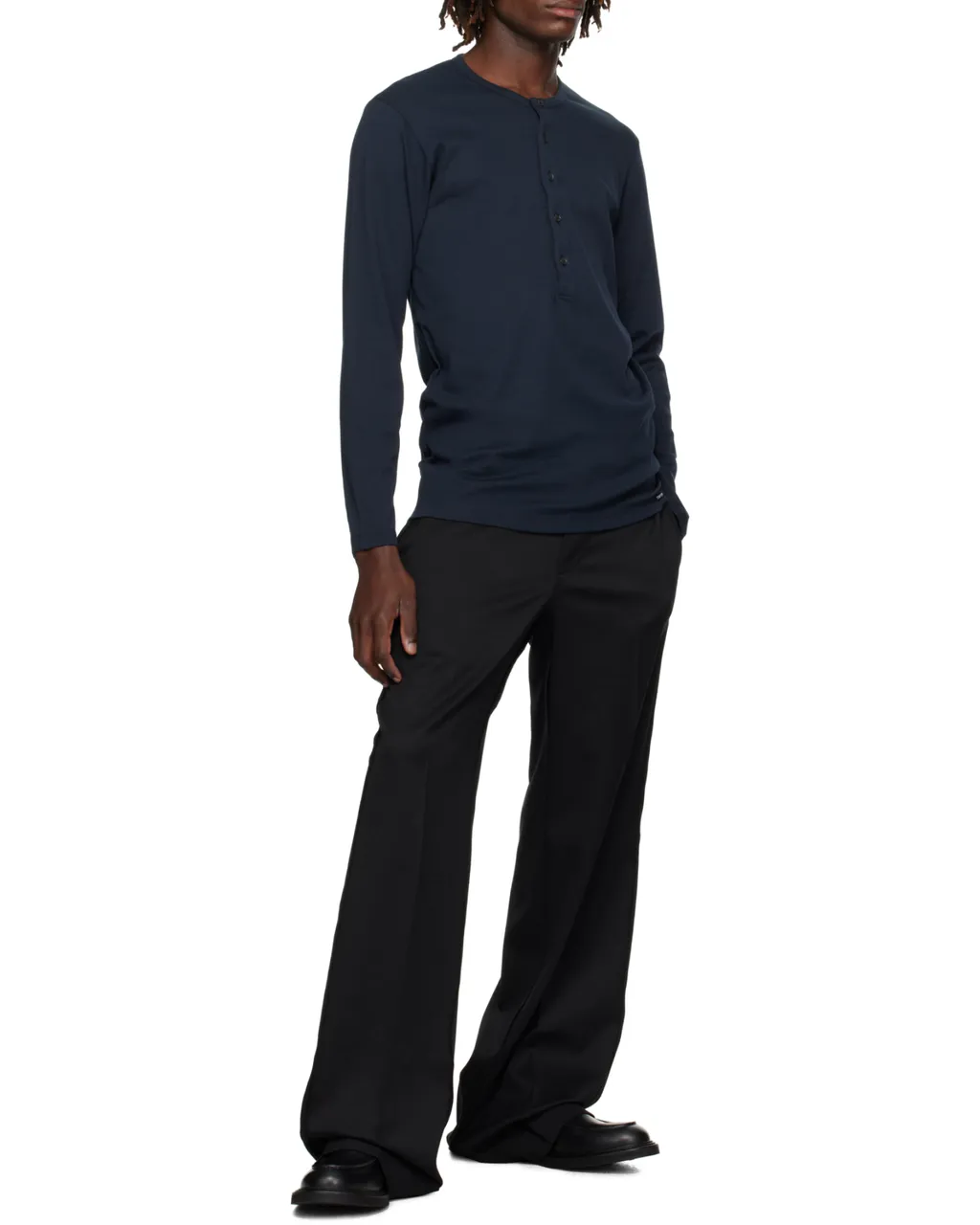 Henley Crewneck T-Shirt