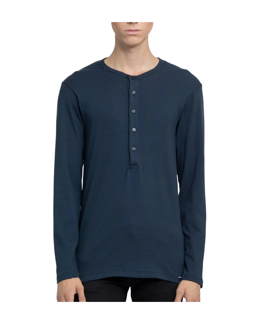Henley Crewneck T-Shirt