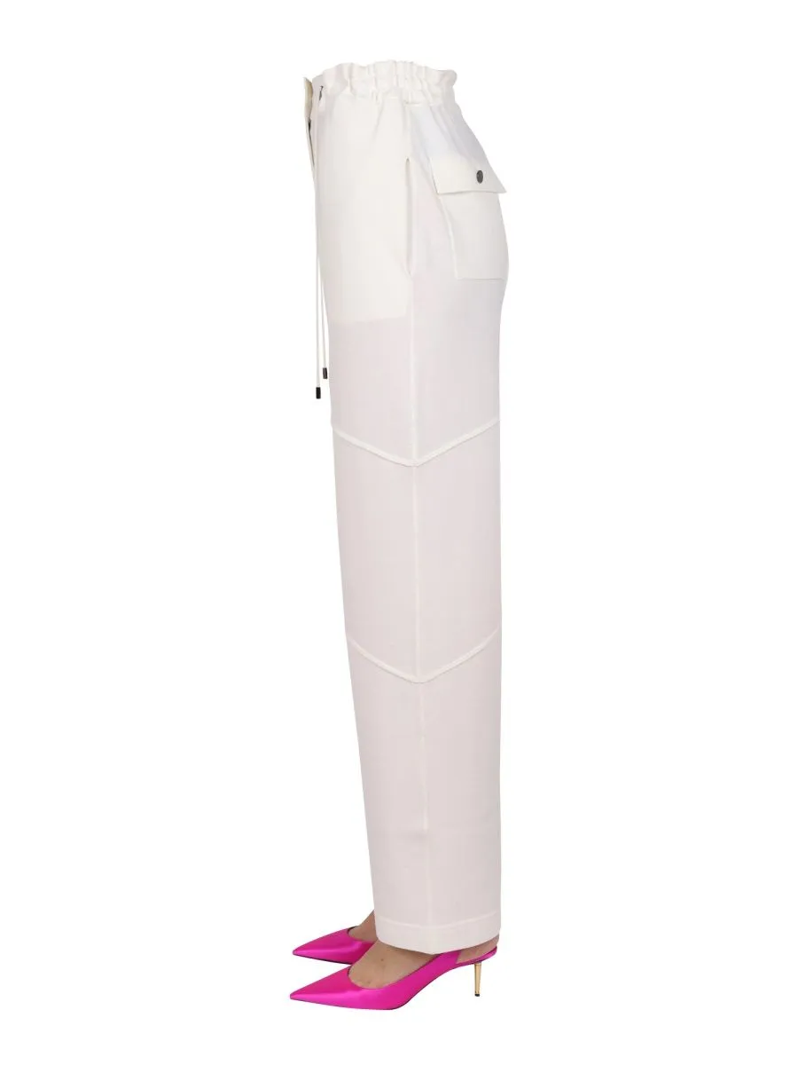 Drawstring Panelled Track Pants