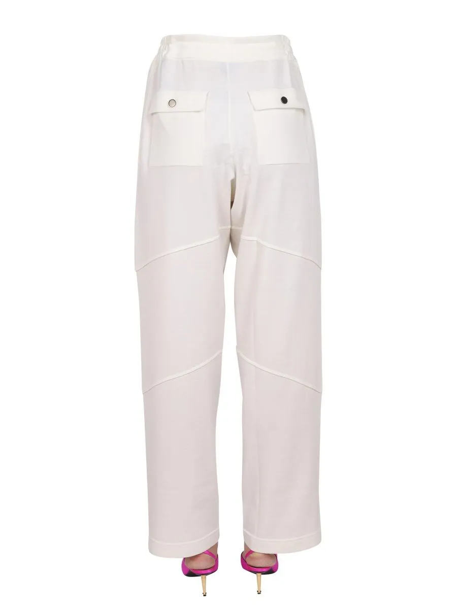 Drawstring Panelled Track Pants