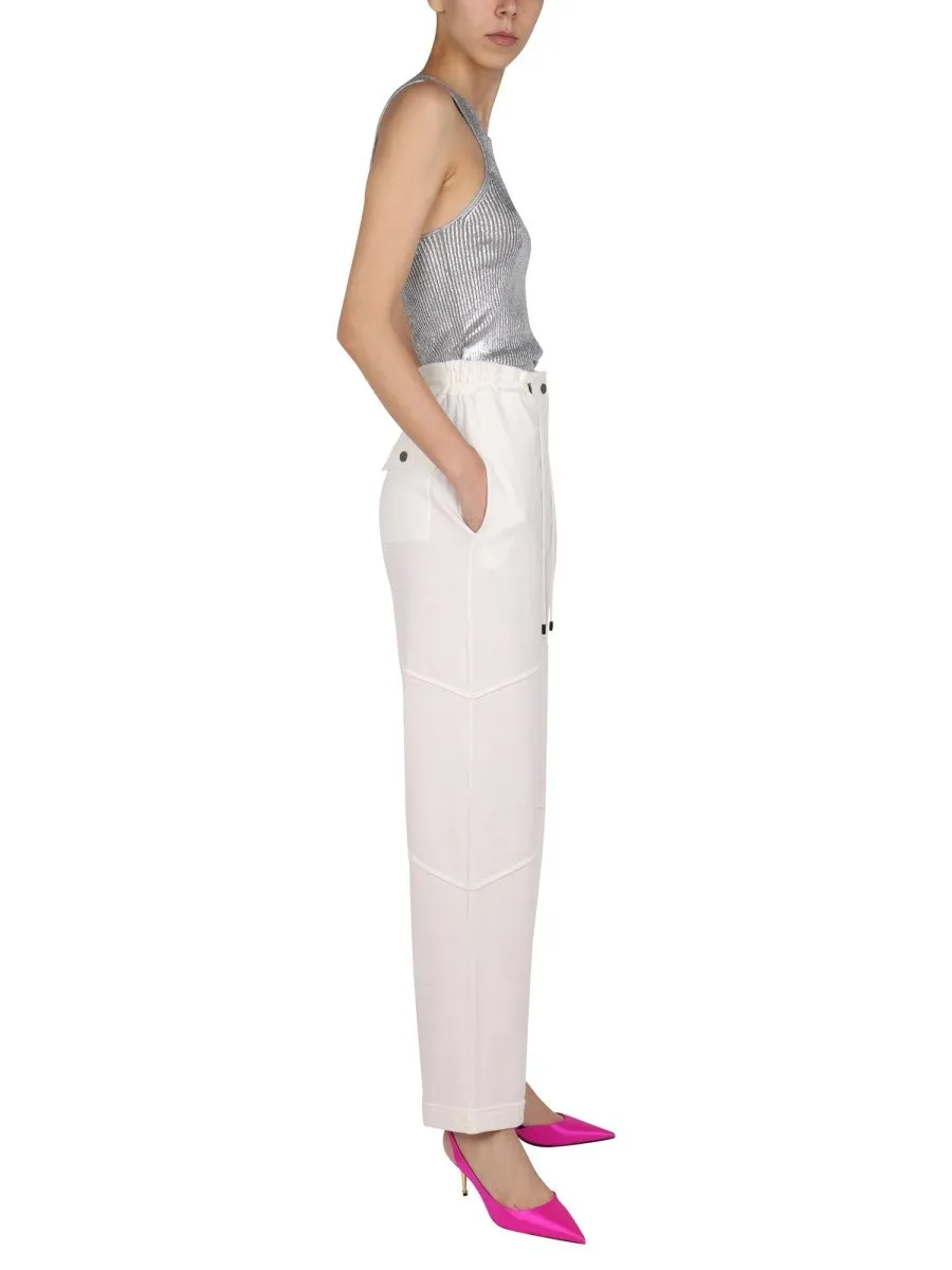 Drawstring Panelled Track Pants