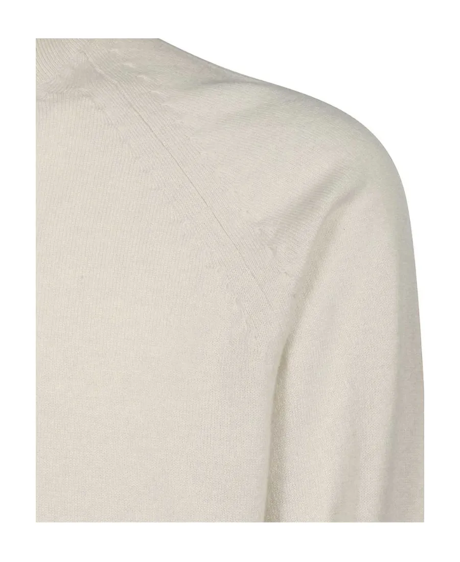 Round-Neck Knitted Pullover