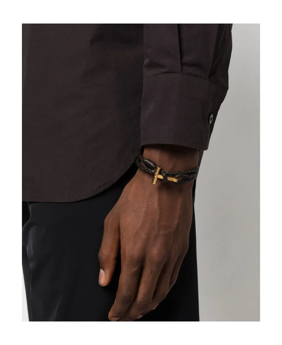 T-Fastening Braided Bracelet