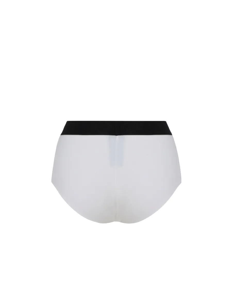 High Waist Logo Waistband Briefs