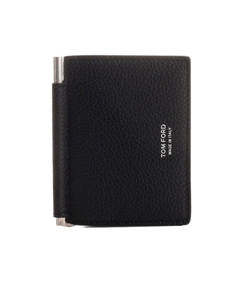 Logo Printed Money-Clip Wallet