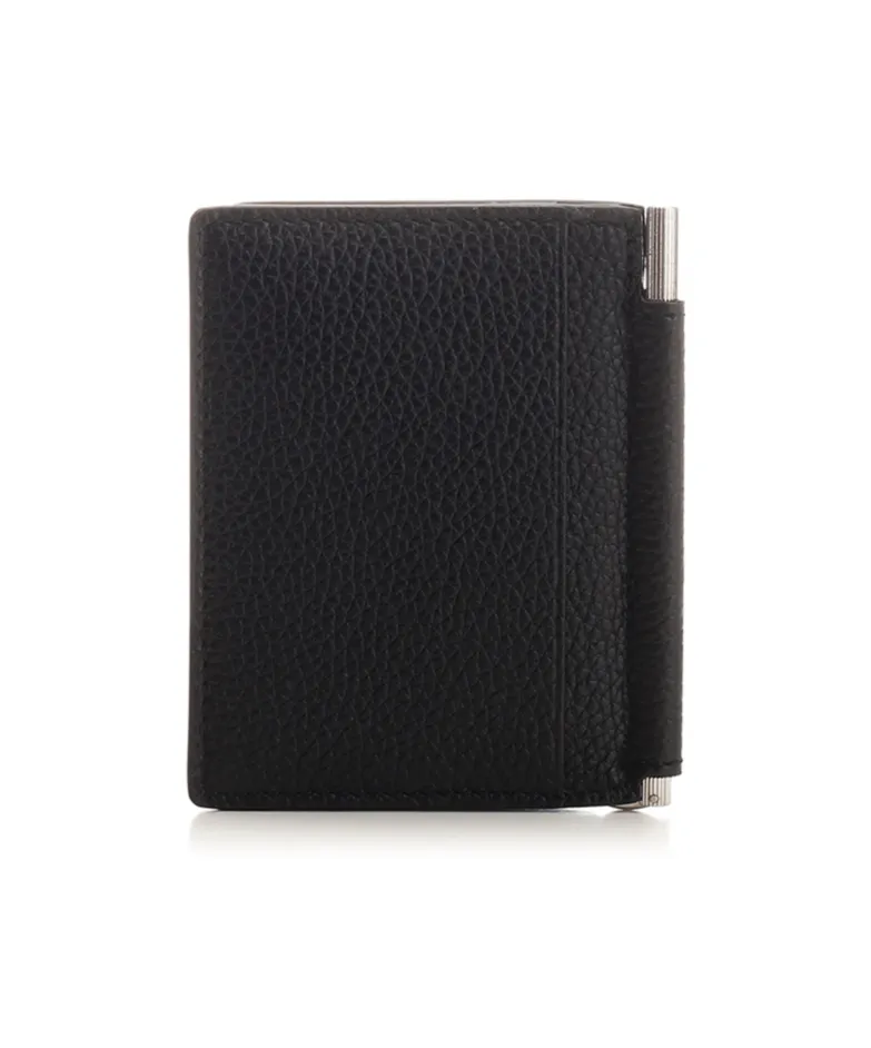 Logo Printed Money-Clip Wallet