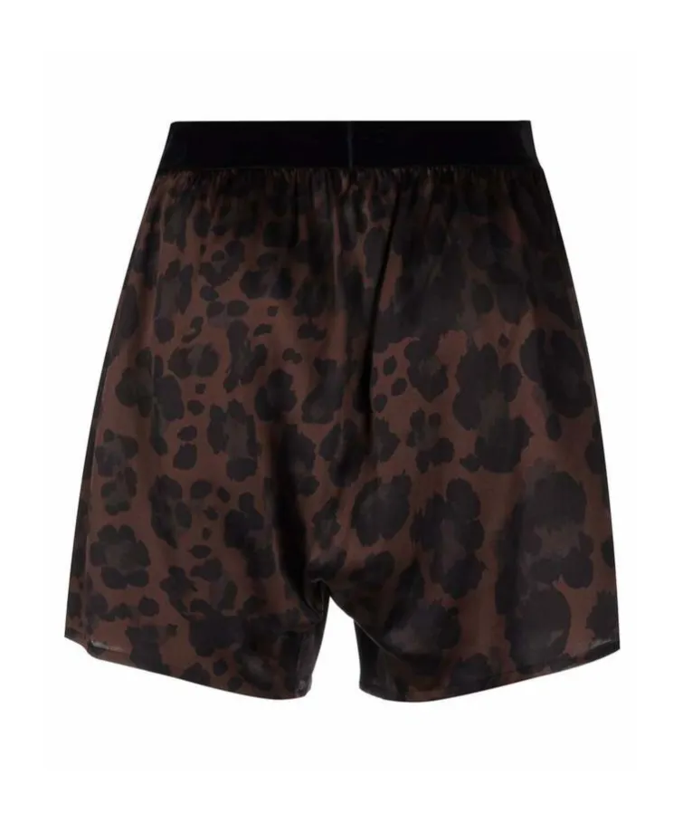 Leopard Print Boxer Shorts