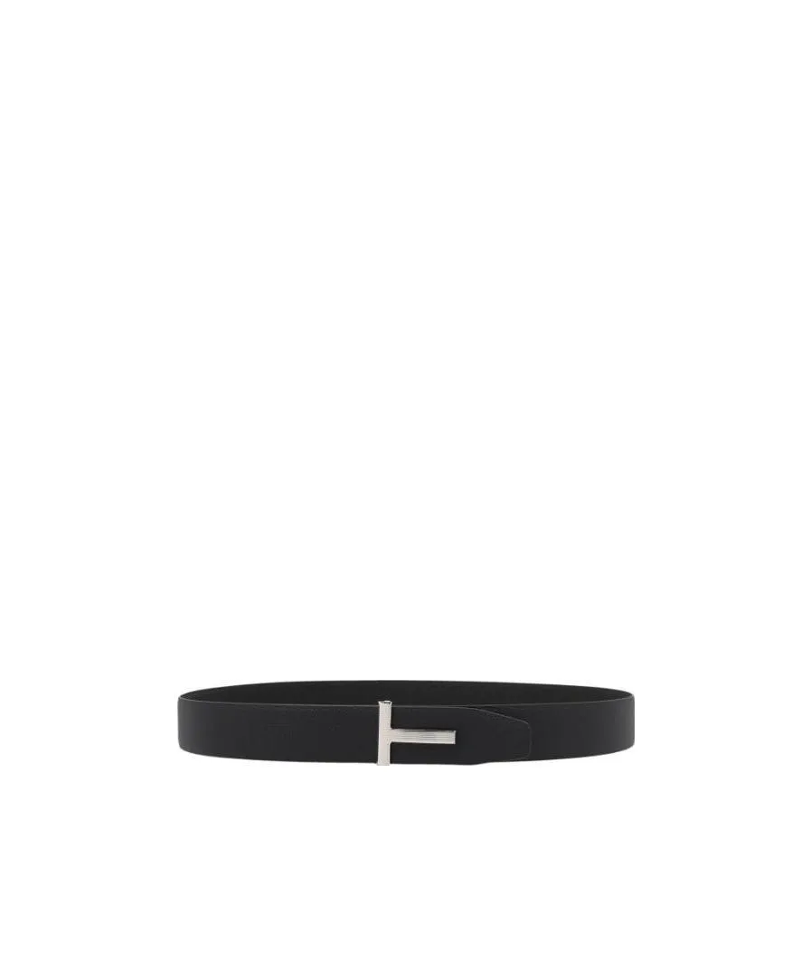 Logo Plaque Reversible Belt