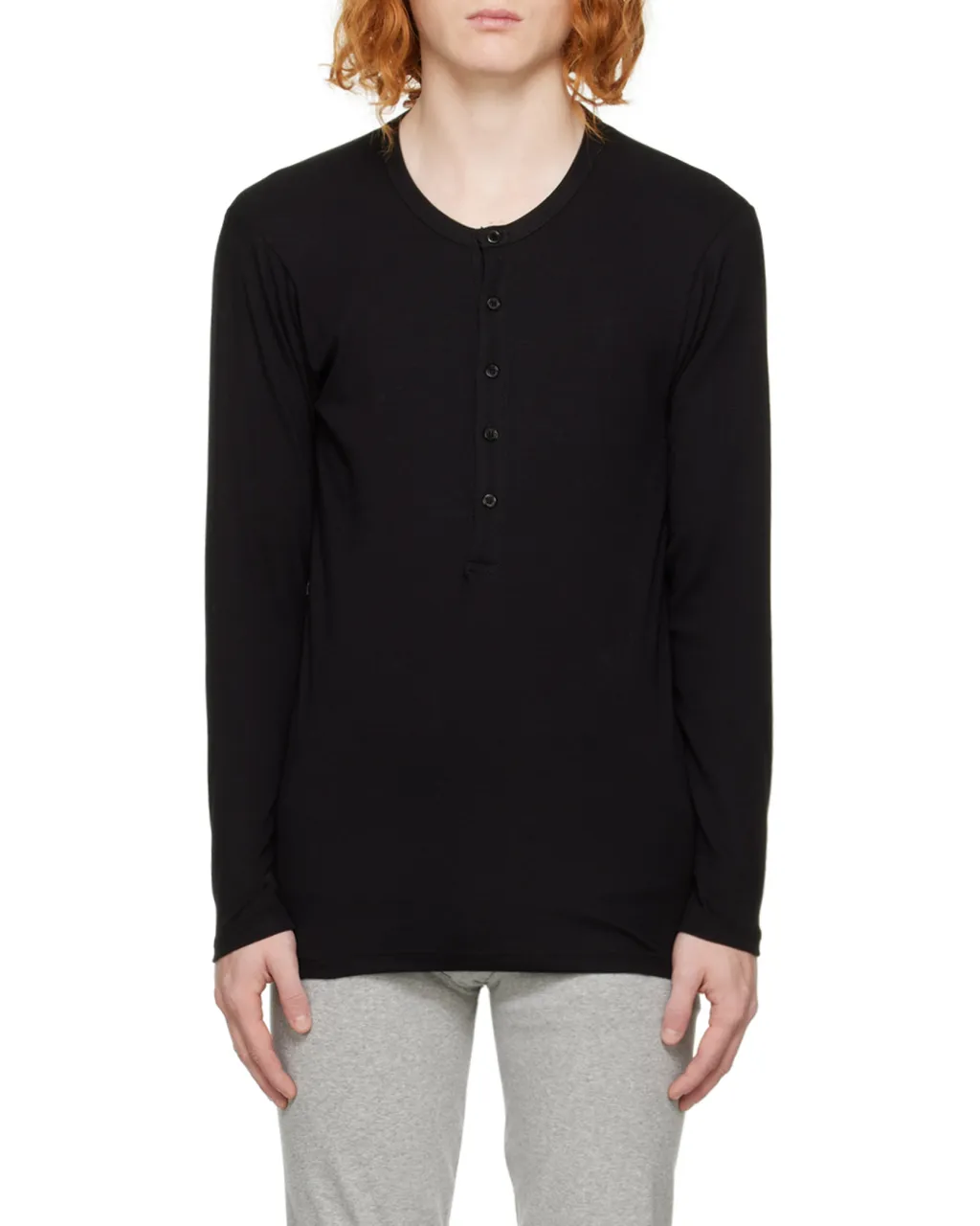 Henley Crewneck T-Shirt