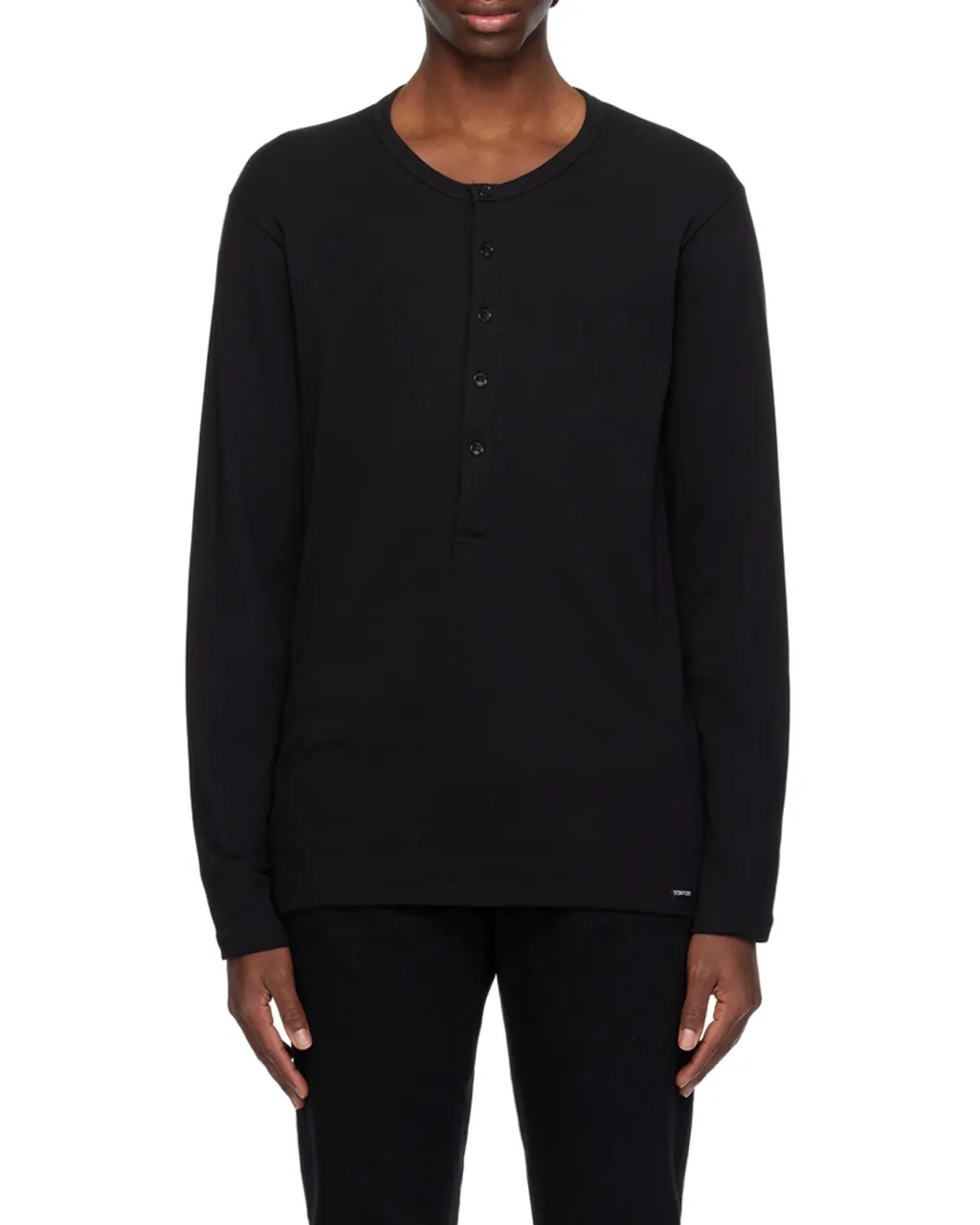 Henley Crewneck T-Shirt