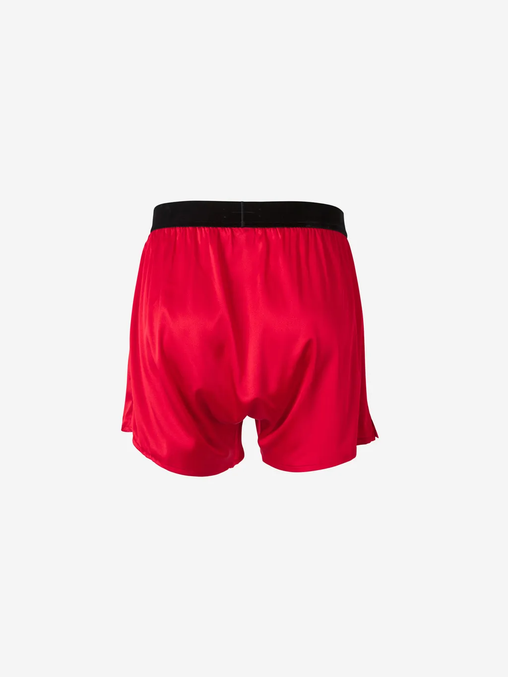 Logo-Waistband Stretched Satin Boxers