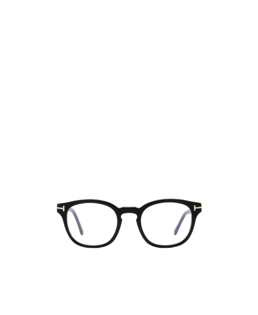 Clamped Round Frame Glasses