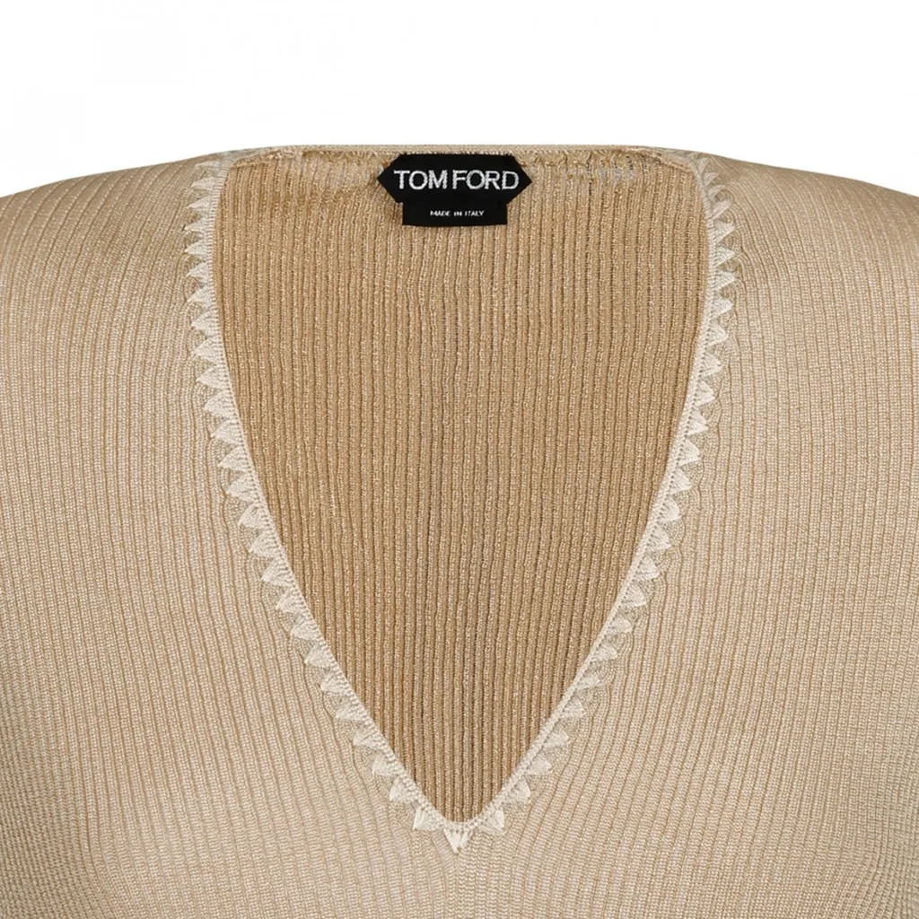 V-Neck Knitted Top