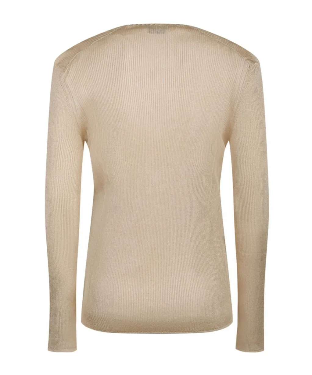 V-Neck Knitted Top