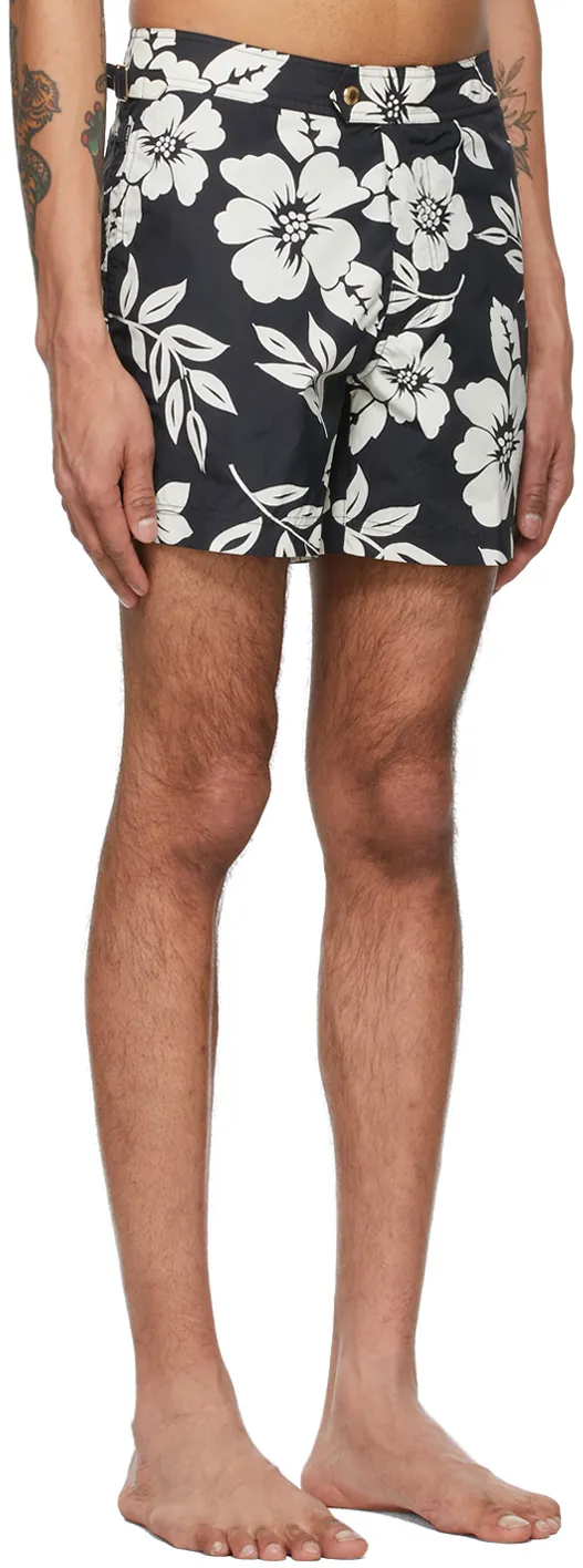 Floral-Print Swim Shorts