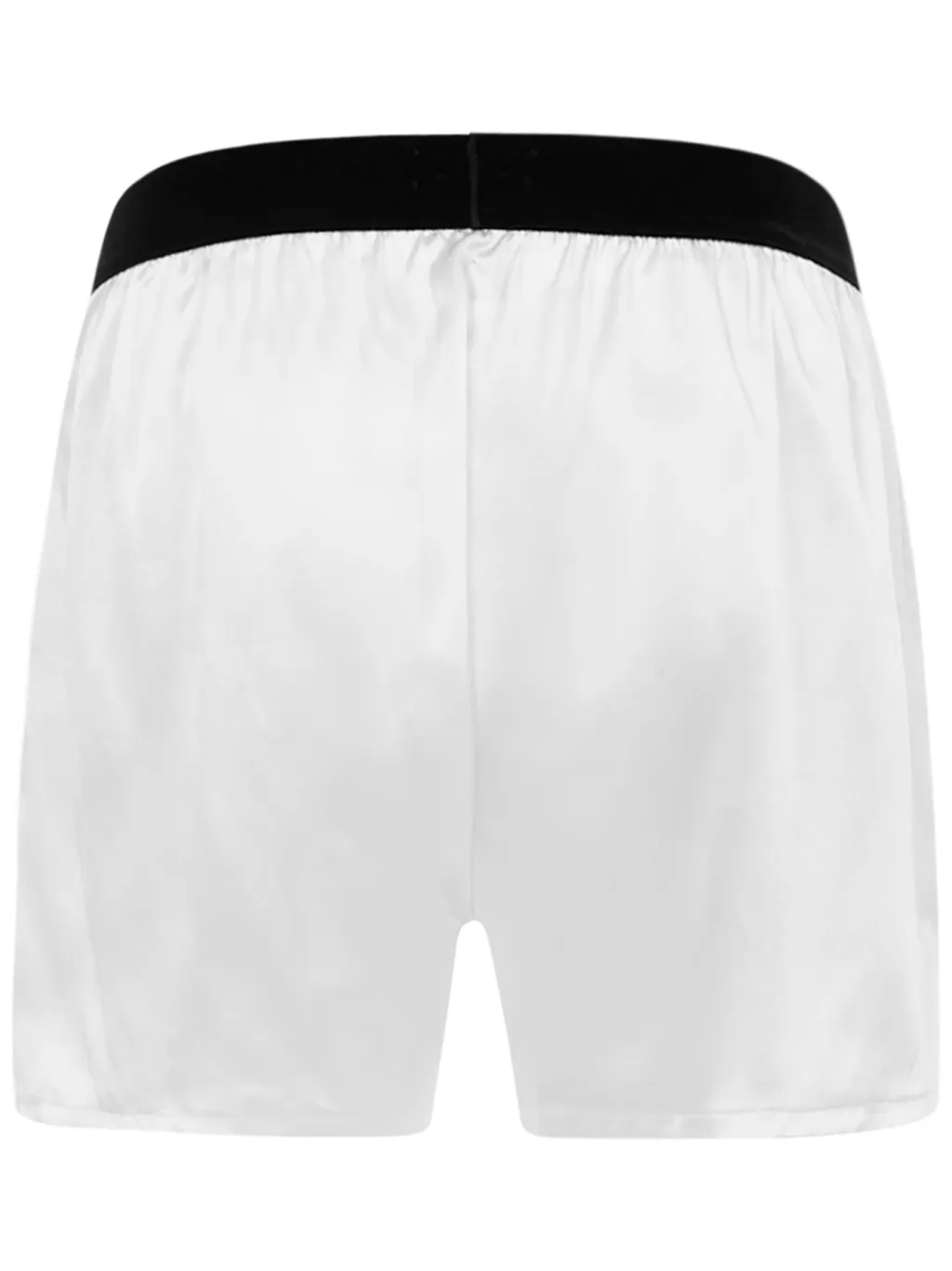 Logo-Waistband Stretched Satin Boxers