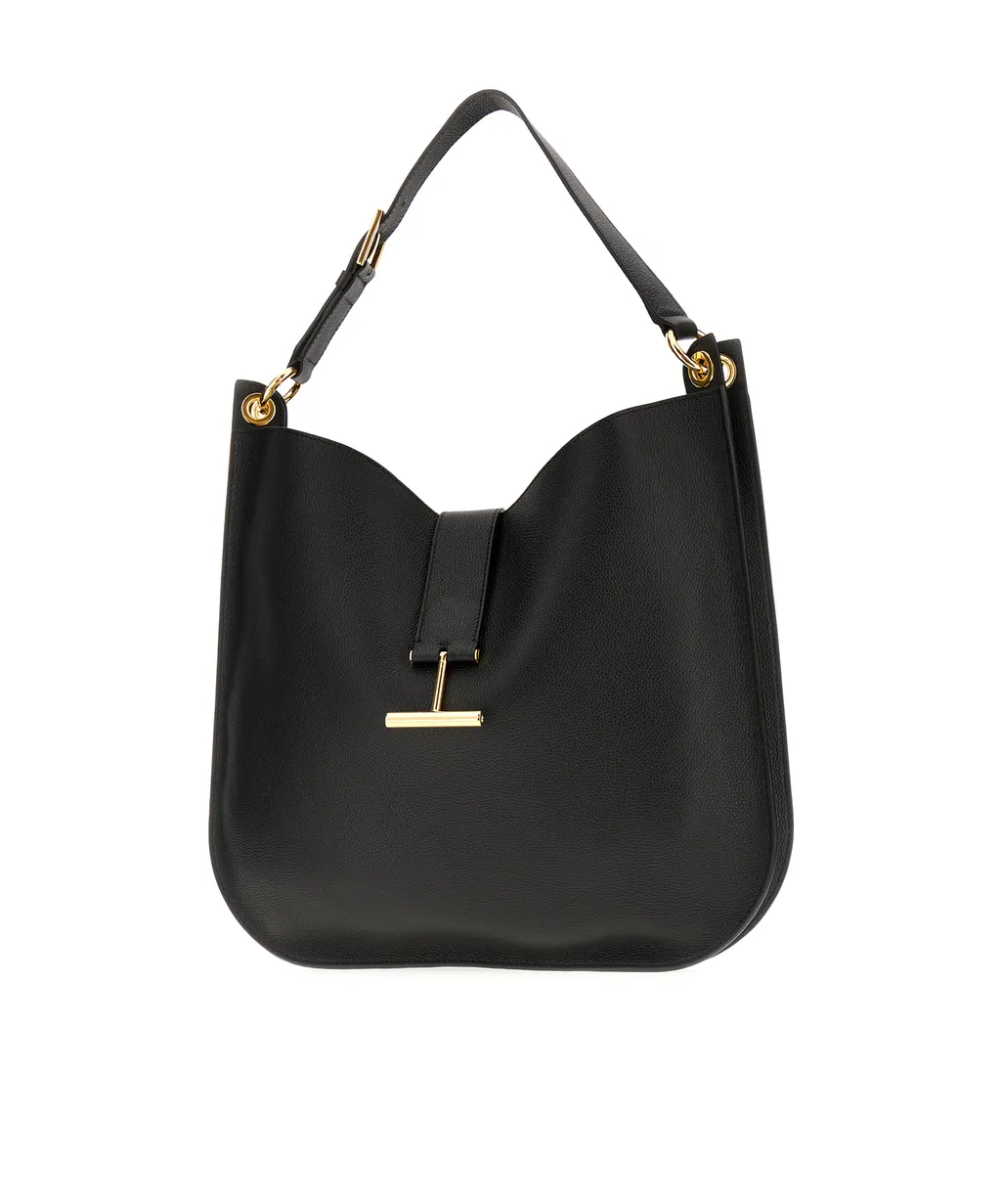 Large Tara Logo Plaque Shoulder Bag