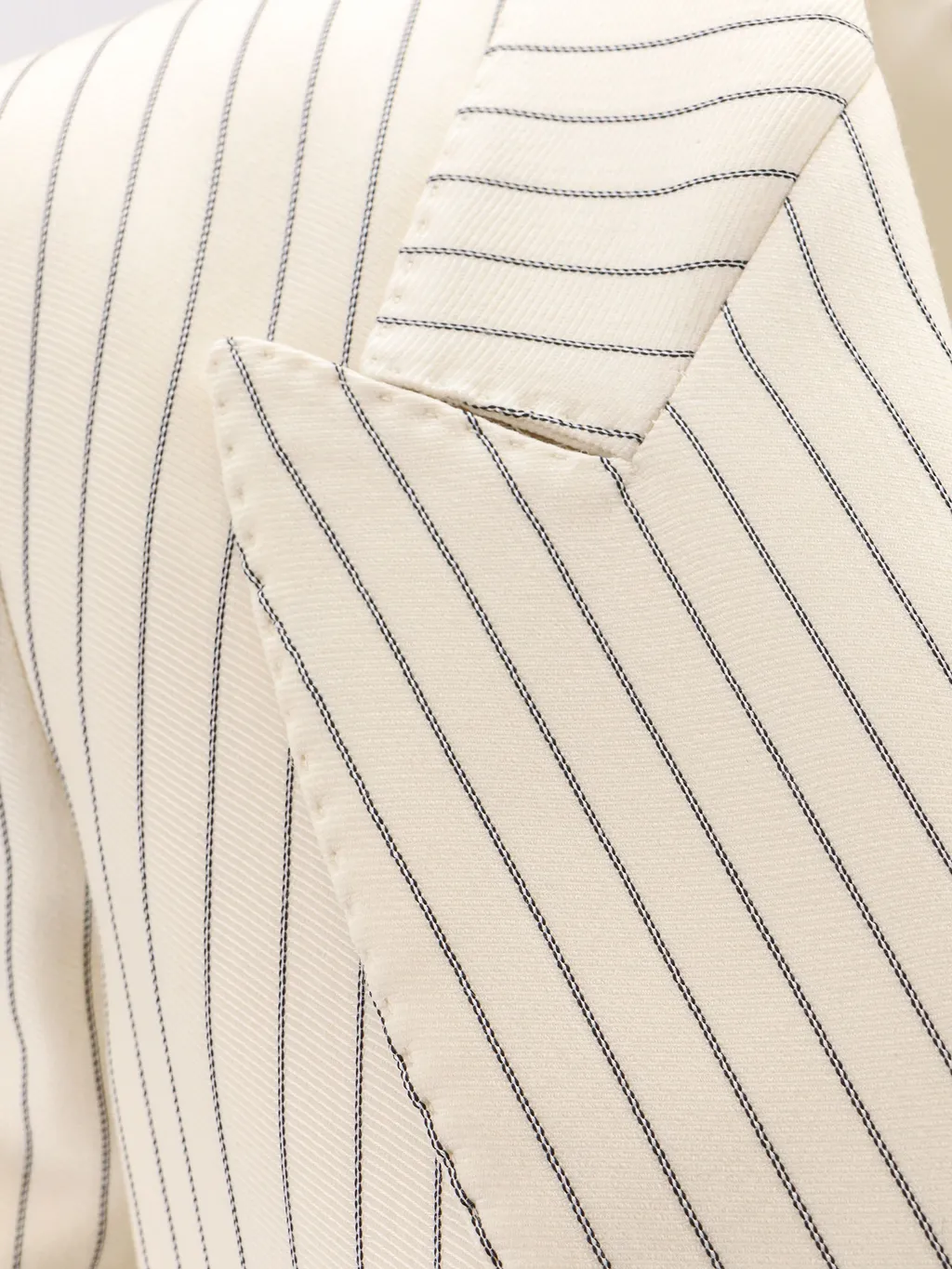Striped Double-Breasted Blazer