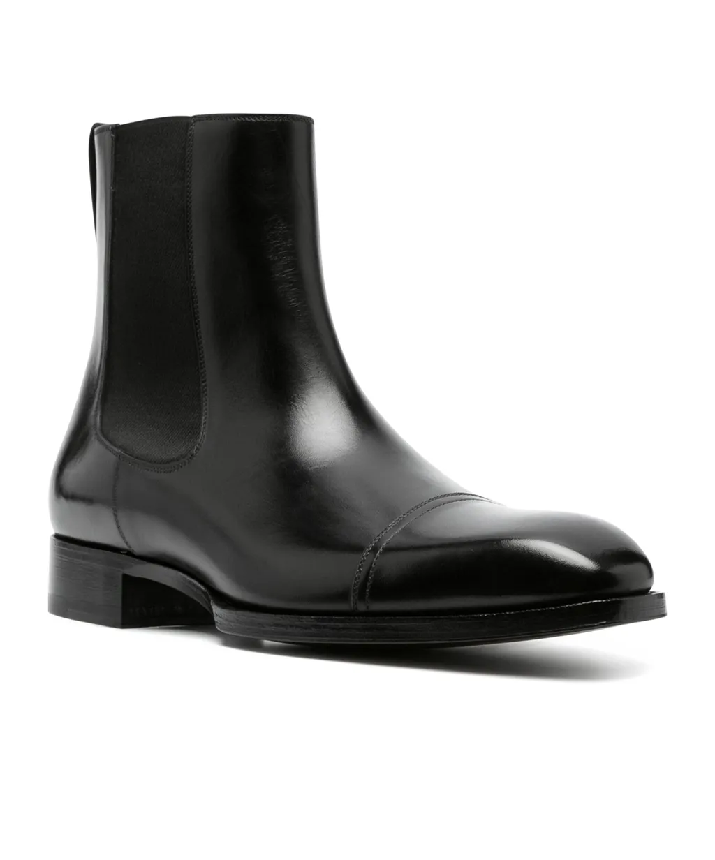 Elkan Leather Chelsea Boots