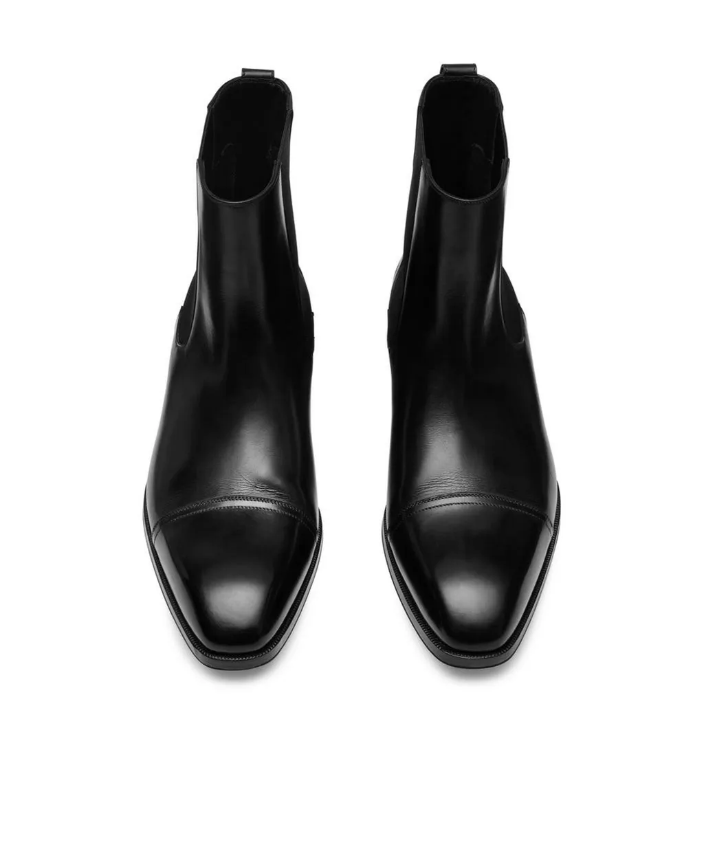 Elkan Leather Chelsea Boots