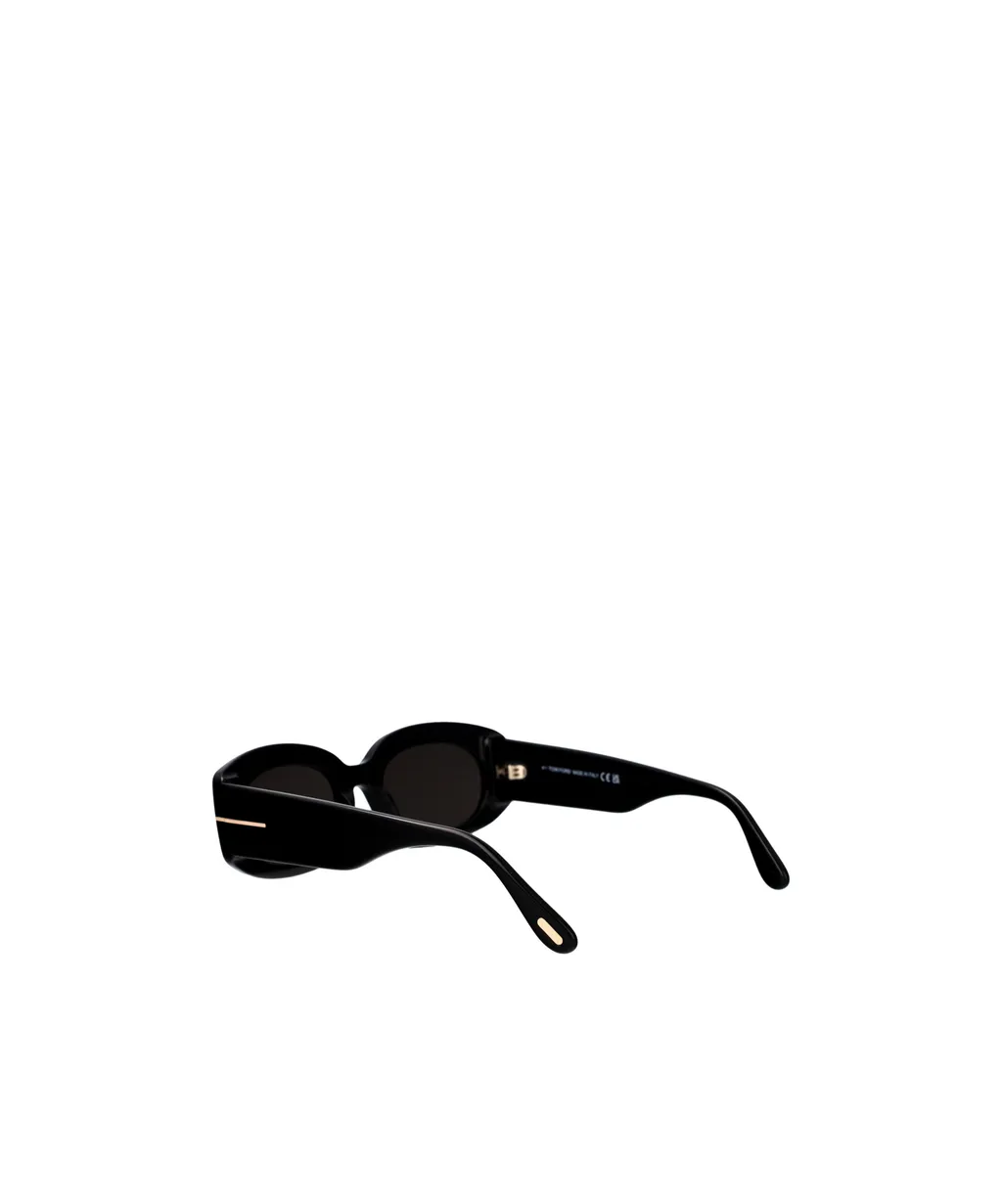 Oval-Frame Sunglasses