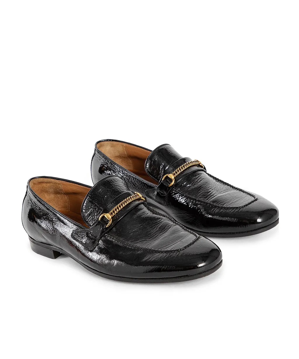 Chain Decorated Loafers