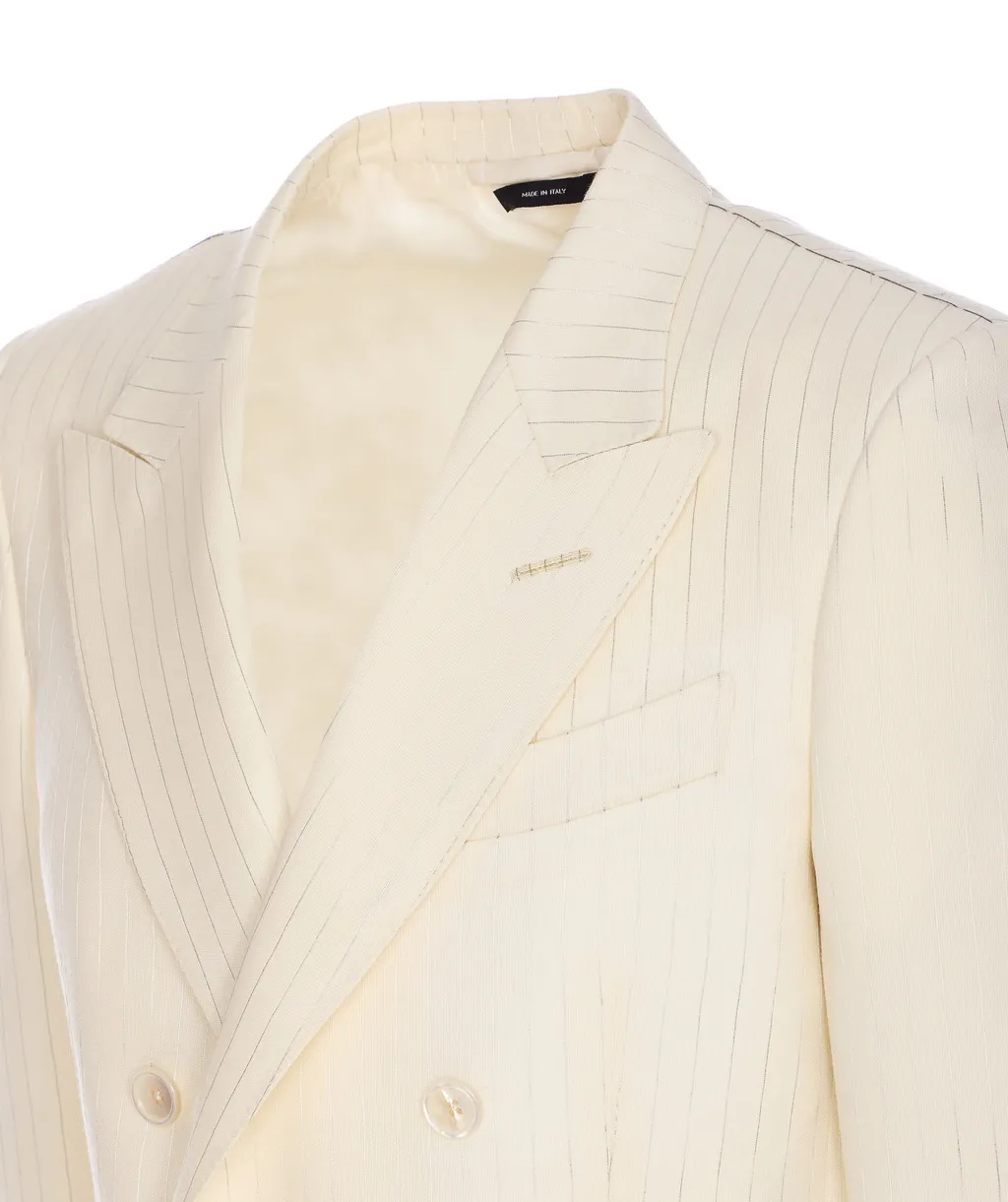 Double Breasted Organza Lurex Jacket