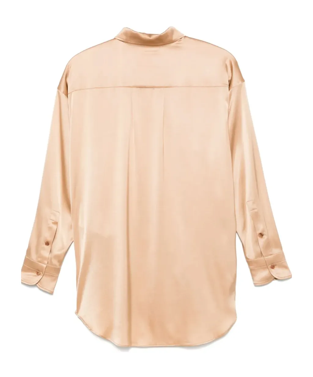 Satin Relaxed Fit Shirt