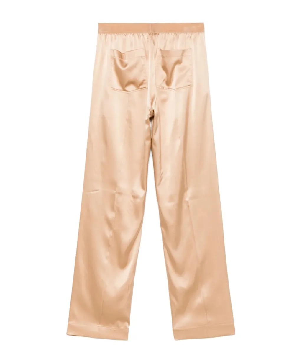Stretch Satin Pj Pants