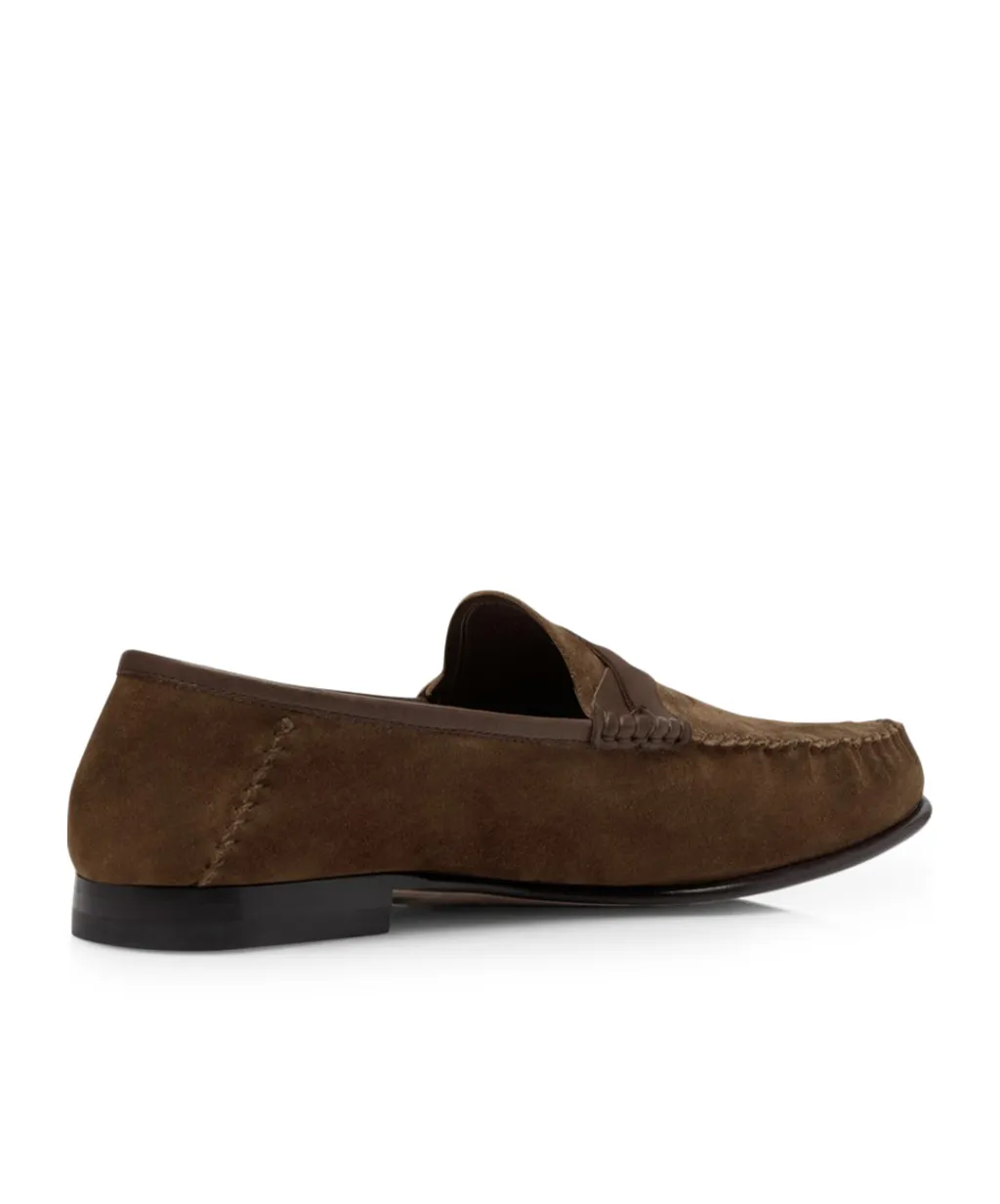 Almond-Toe Slip-On Loafers