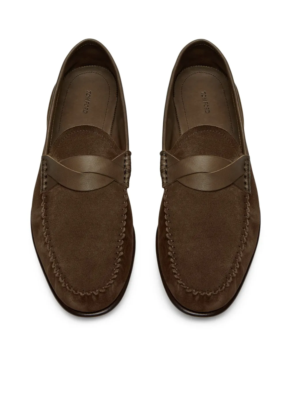 Almond-Toe Slip-On Loafers