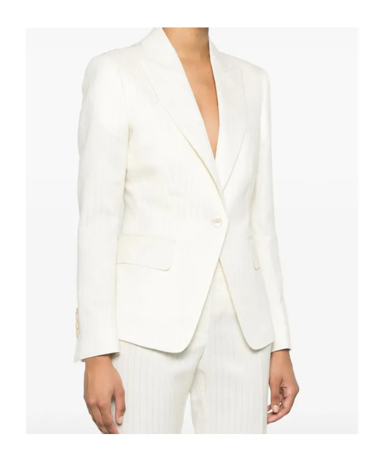 Long-Sleeved Suit Jacket