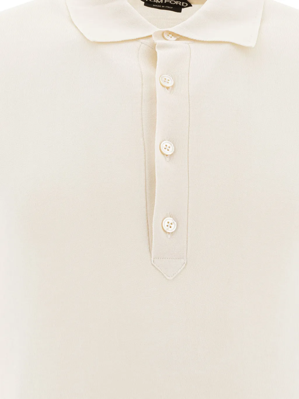 Short-Sleeved Knitted Polo Shirt