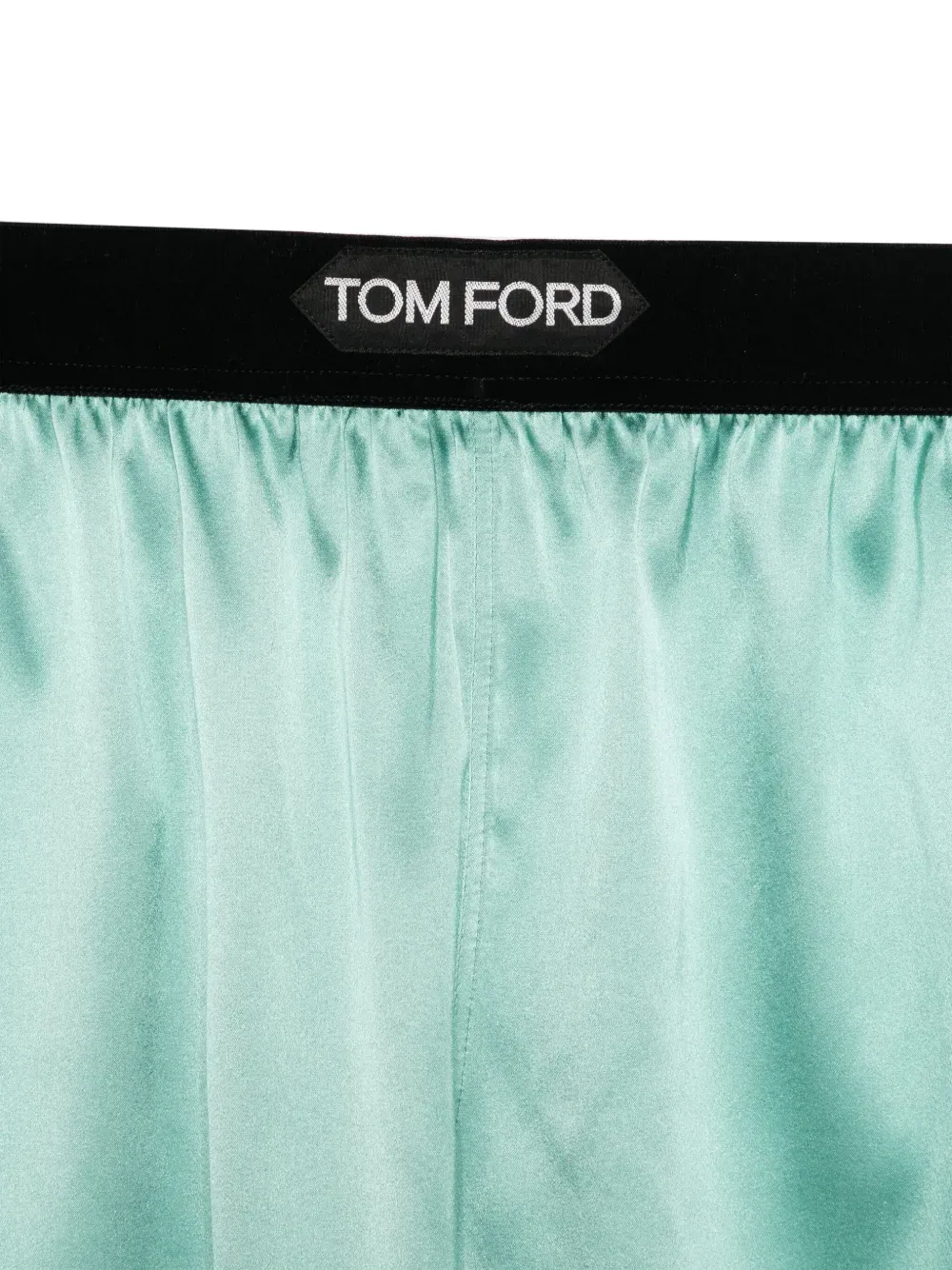 Stretched Satin Boxer Shorts