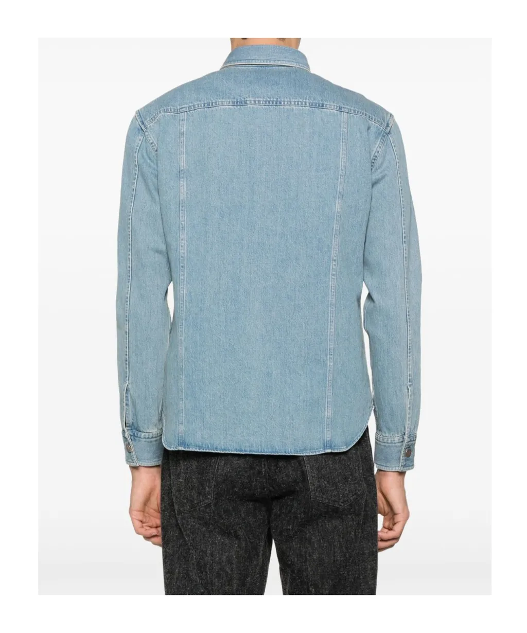 Button-Up Denim Shirt