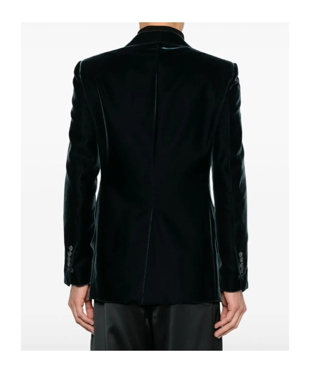 Dyllan Double-Breasted Tailored Blazer