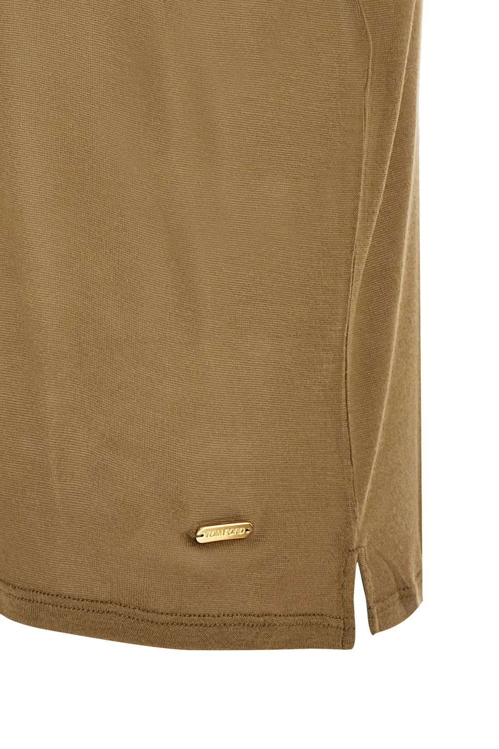 Logo Plaque Crewneck T-Shirt