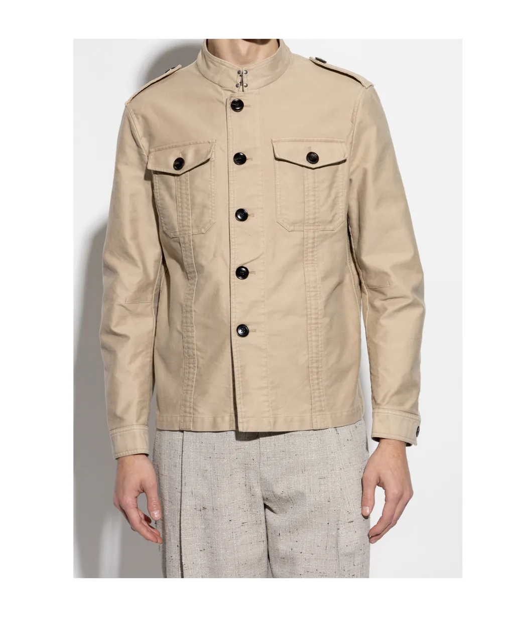 Flap Pocket Shirt Jacket